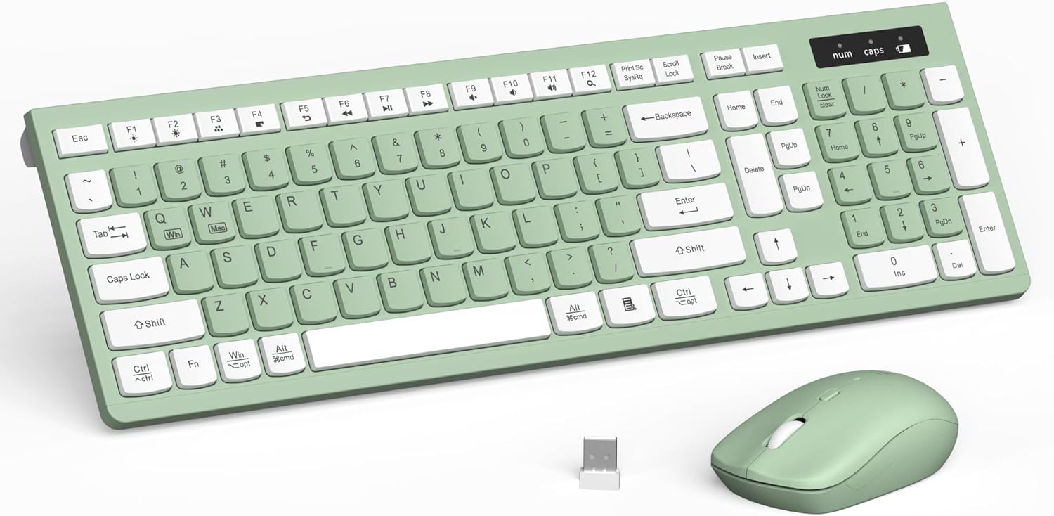 Wireless Keyboard and Mouse Combo