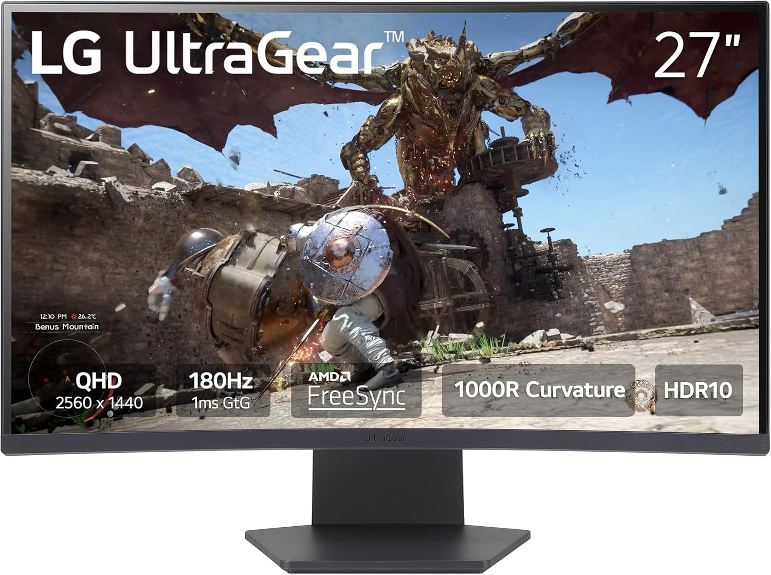 LG 32GS60QC-B 32" QHD Monitor