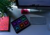 Laptop für Grafikdesign – Notebook mit Grafikprogramm und Zeichenstift